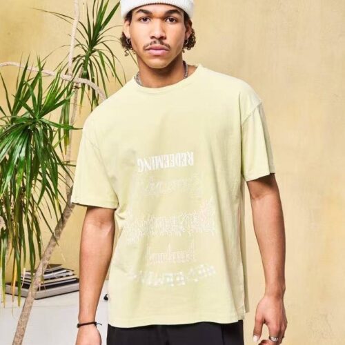 Camiseta Lisa Oversize Unisex  Letras