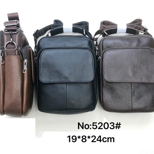 Bolso Bandolera  Hombre Piel
