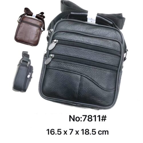 Bolso Bandolera  Hombre Piel