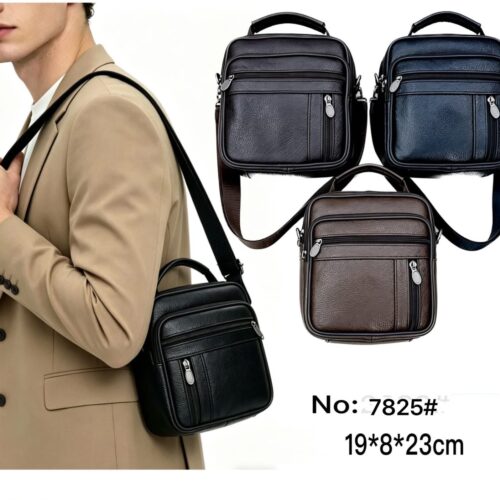 Bolso Bandolera  Hombre Piel