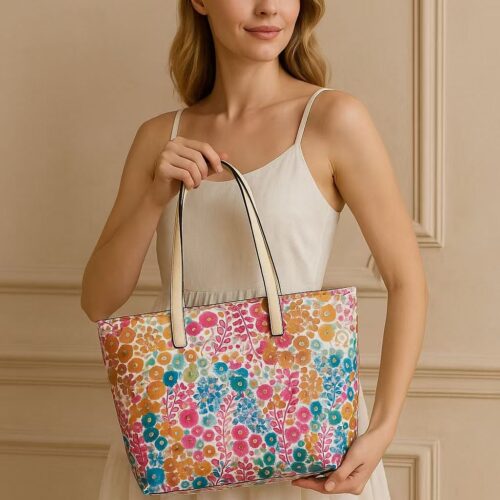 Bolso Grande Estampado Flores