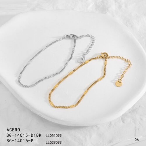 Pulsera Acero Cadena