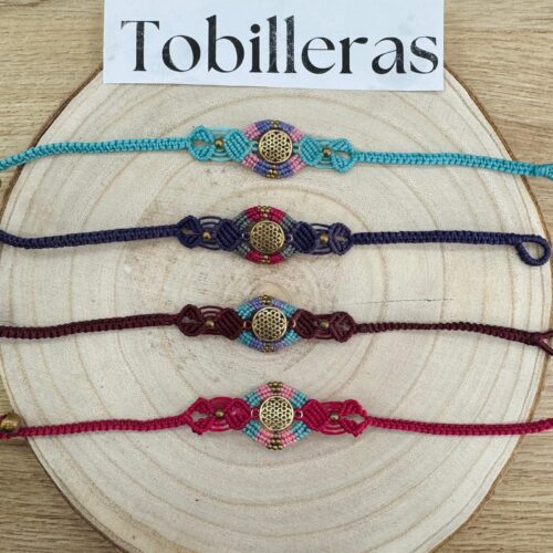 Tobillera Bolitas Detalle Árbol de la Vida