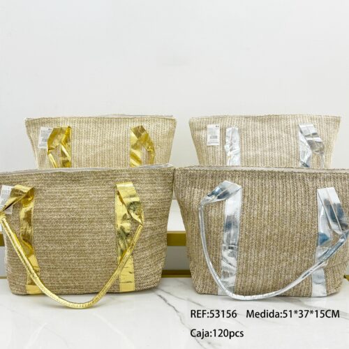 Bolso de Playa Asa Metalizada