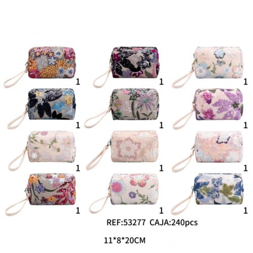 Neceser Bordado Flores