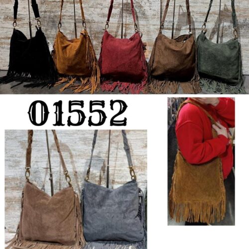 Bandolera Flecos Serraje