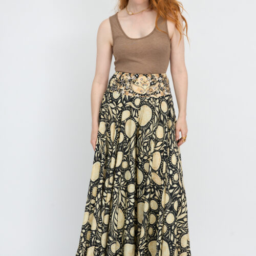 Falda Pantalon  Estampado y Bordado