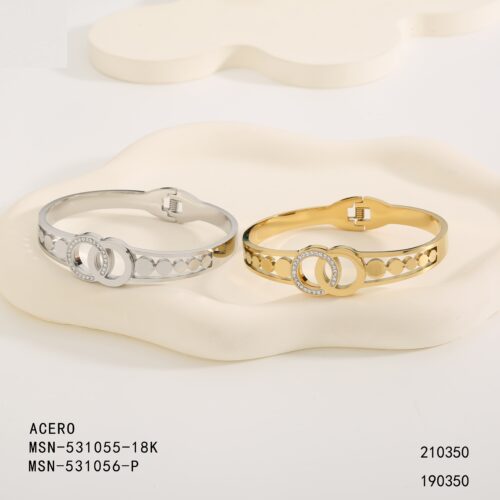 Pulsera Rígida Acero Aro