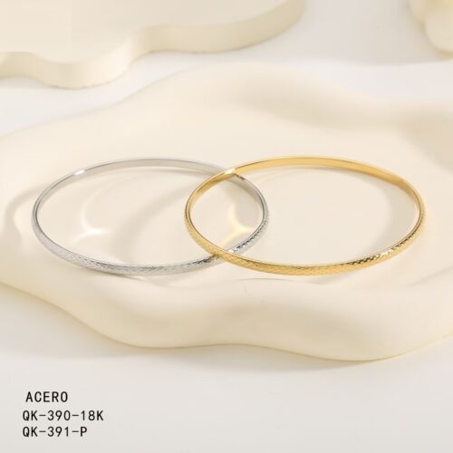 Pulsera Acero Rígida Fina