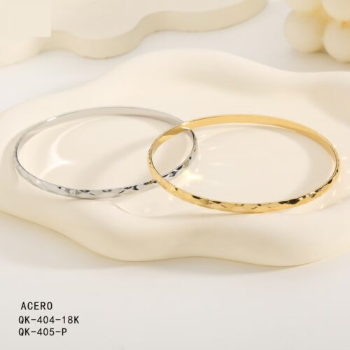 Pulsera Acero Rígida Fina