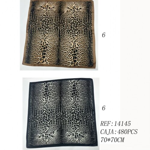 Pañuelo Cuadrado Animal Print 70x70cm