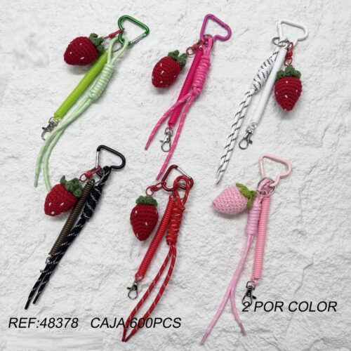 Llavero Fresa Crochet