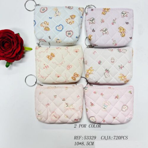 Monedero Acolchado Osos