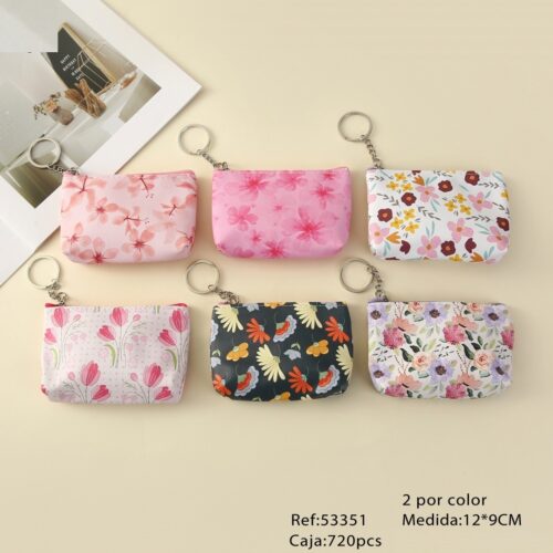 Monedero Estampado Flores