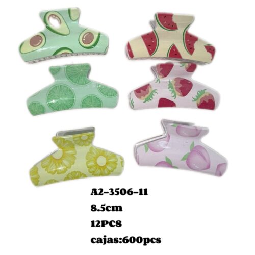 Pinzas De Pelo Frutas