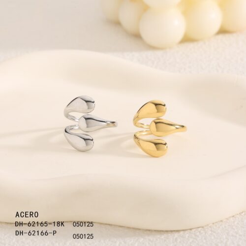 Anillo Acero Asimétrico