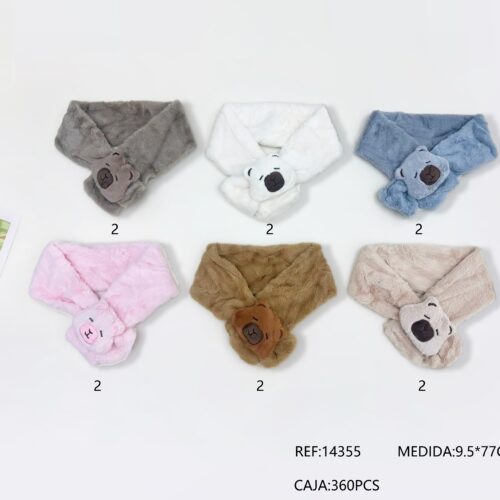 Cuello Infantil Peludo Capibara