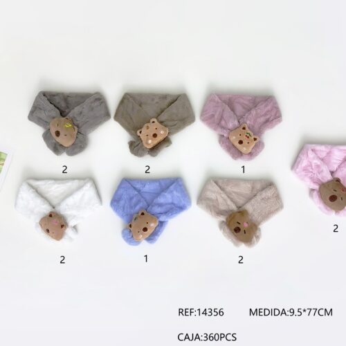 Cuello Infantil Peludo Capibara