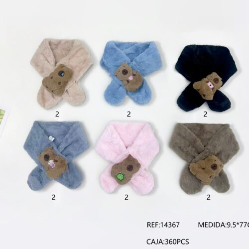 Cuello Infantil Peludo Capibara