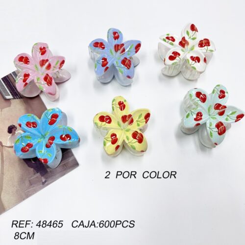 Pinzas De Pelo Formas de Flor 8 cm