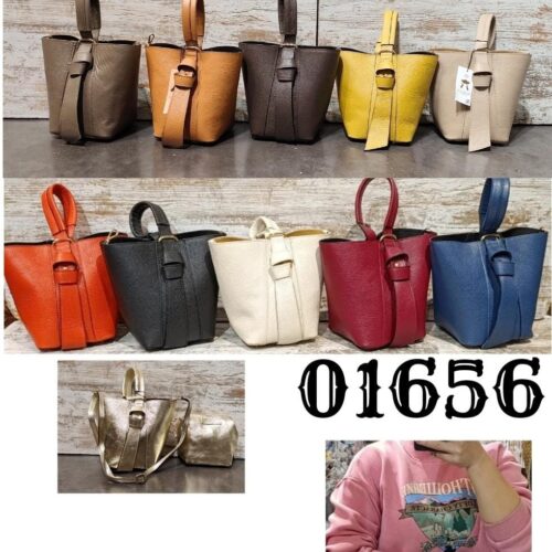 Bombonera Piel  2 en 1