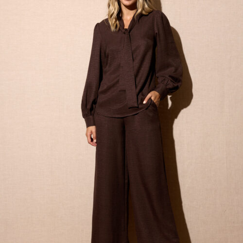 Pantalón Ancho Chocolate