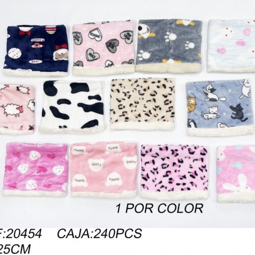 Braga de Cuello Infantil Estampado Variado