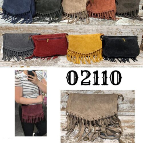 Bandolera Serraje Flecos