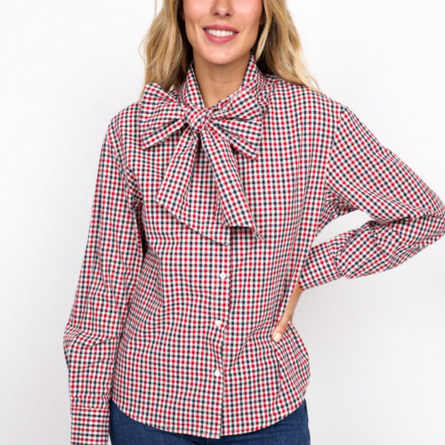 Camisa Lazo Vichy Rojo + Negro