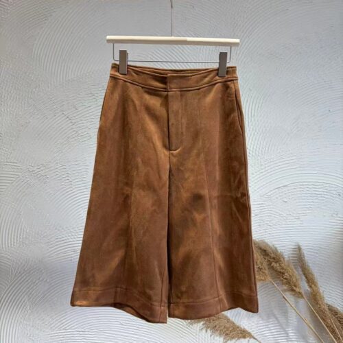 Bermudas Camel Efecto Antelina Bolsillos