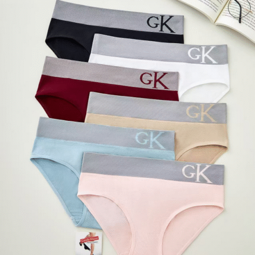 Bragas Colores Detalle Letras Mujer