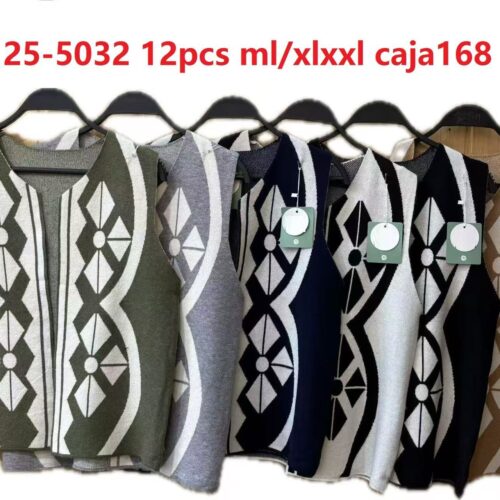 Chaleco de Punto Diseño Rombos