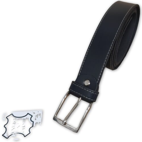 Cinturón Negro de Piel