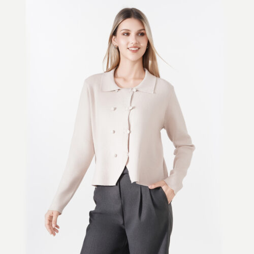 Chaqueta Punto con Botones