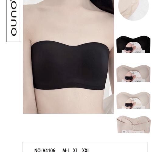 Sujetador Sin tirantes Liso Mujer