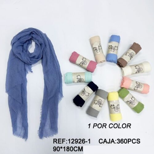 Pañuelo Liso deshilachado