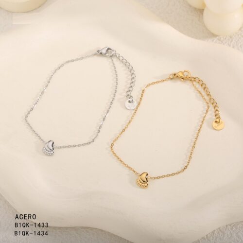 Pulsera Acero Huella Pie