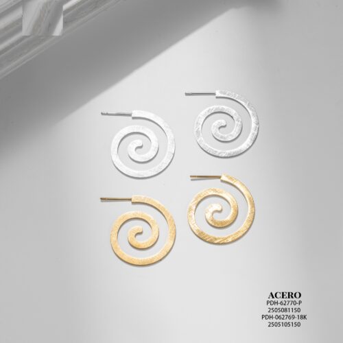 Pendientes Acero Espiral
