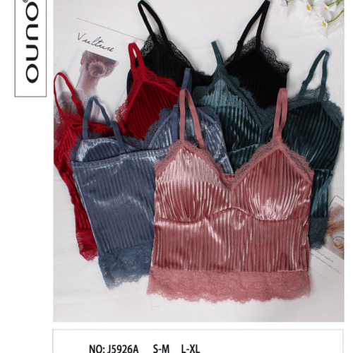 Top Lencero con encaje Mujer