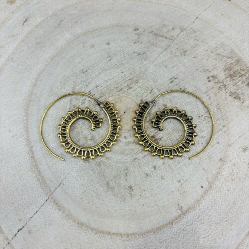 Pendientes Étnicos Dorados