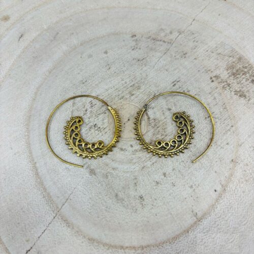 Pendientes Étnicos Dorados