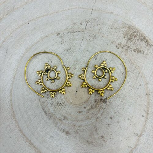 Pendientes Étnicos Dorados