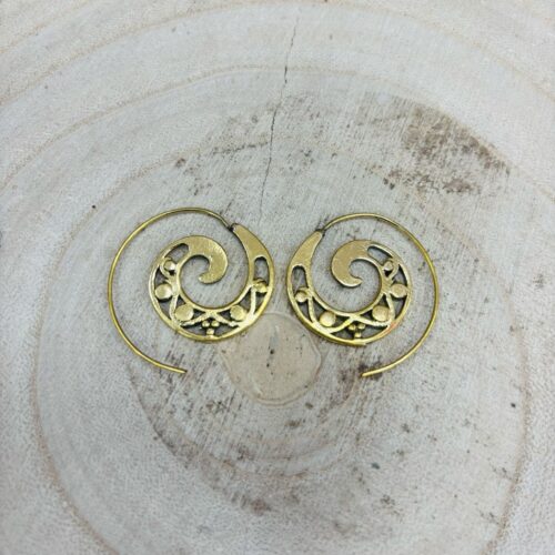 Pendientes Étnicos Dorados