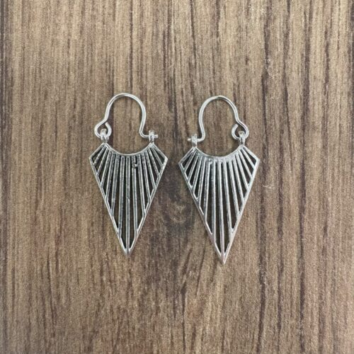 Pendientes Étnicos Plateado
