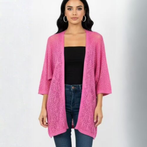 Chaqueta De Punto Calada