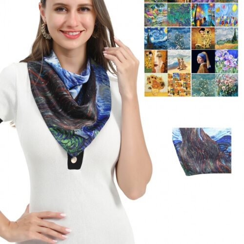 Fular Estampado 70x70cm