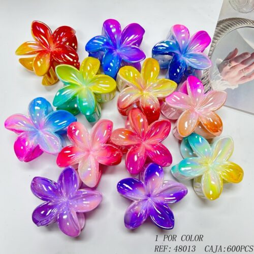 Pinzas de Pelo Flor 8 cm.