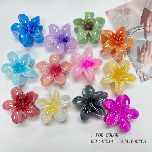 Pinzas de Pelo Flor 8 cm.