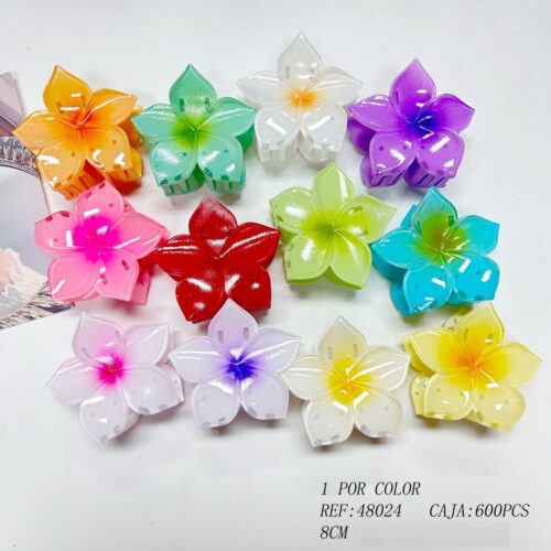 Pinzas de Pelo Flor 8 cm.