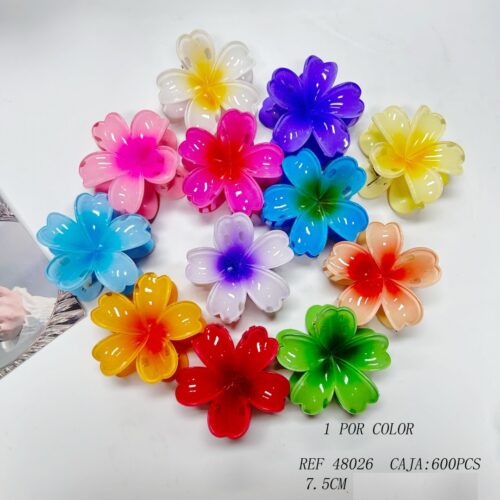 Pinzas de Pelo Flor 7,5 cm.